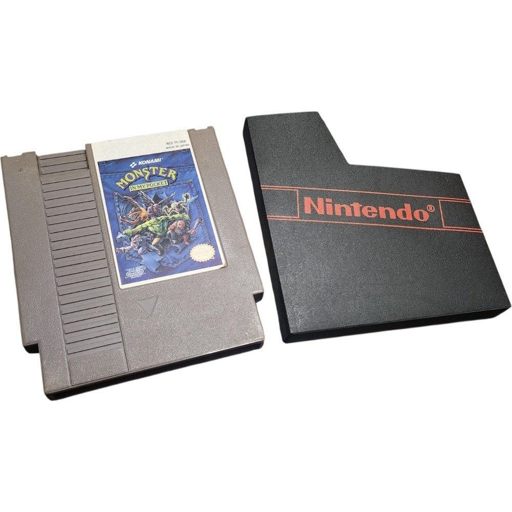 Monster In My Pocket Nintendo NES Konami Game Cartridge NES-TY-USA with Sleeve